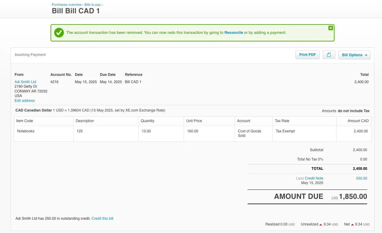 Payment Successfully Voided Payment Successfully Voided