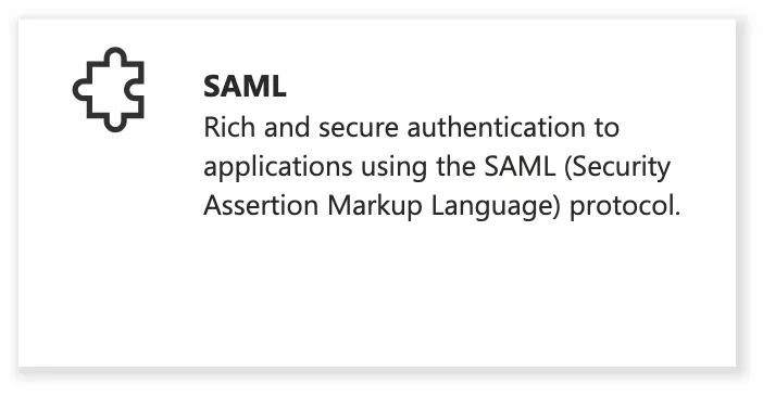 SAML Option SAML Option