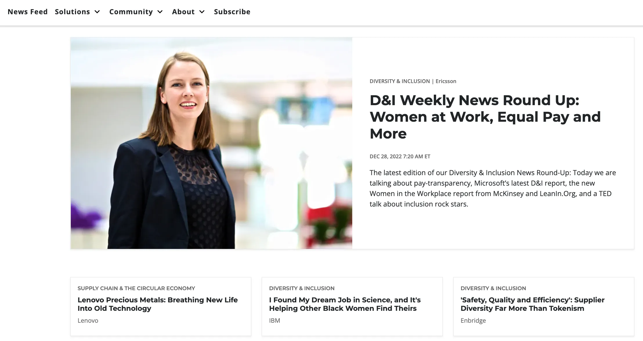 Newsfeed featured FMRs