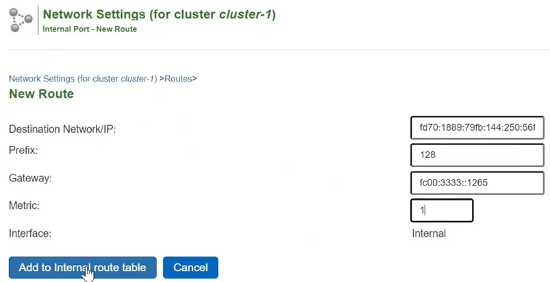 configure IPv6 static routing configure IPv6 static routing