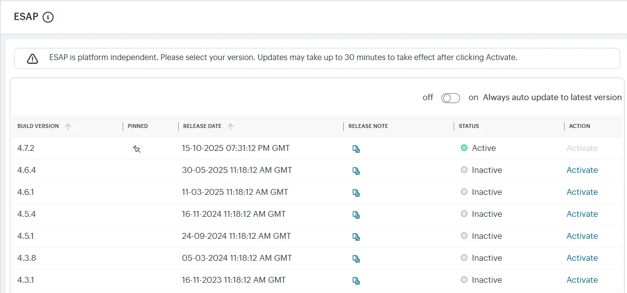 Enforce Minimum Client Version