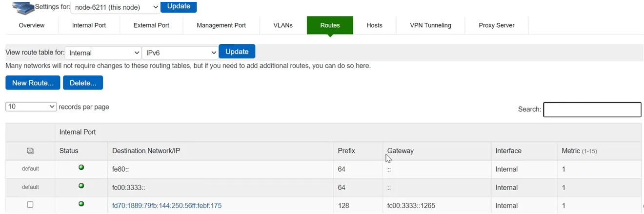 Add to Internal Route table Add to Internal Route table