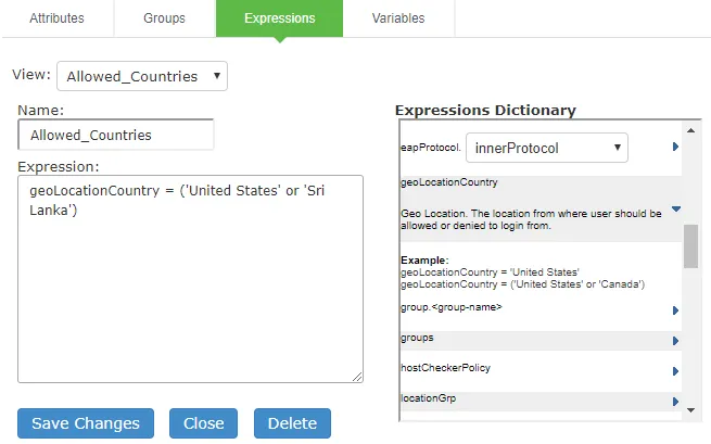 geo Location Country Expression geo Location Country Expression