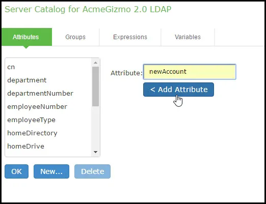 Adding an Attribute for LDAP Adding an Attribute for LDAP