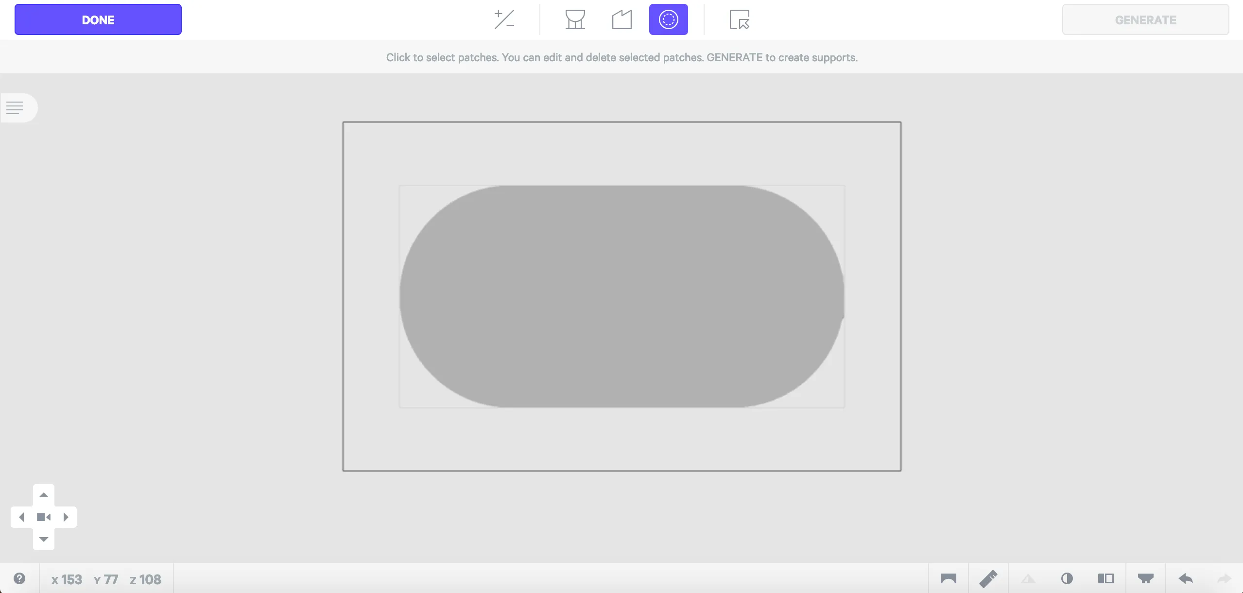Patch-based support tool Patch-based support tool