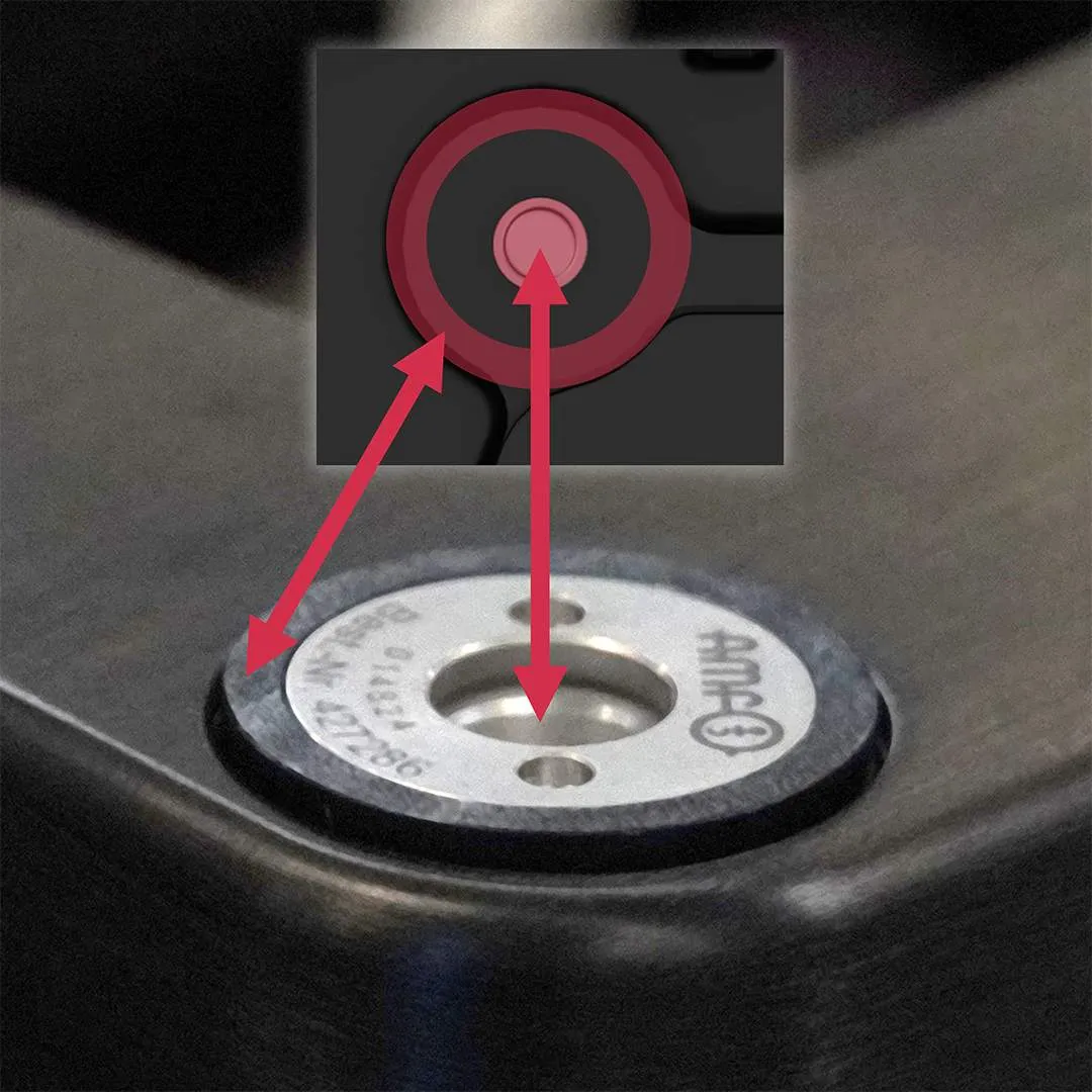 Critical areas that interface with cassette Critical areas that interface with cassette