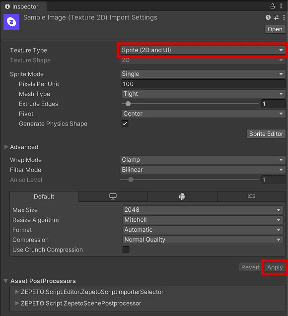 ImageSetting