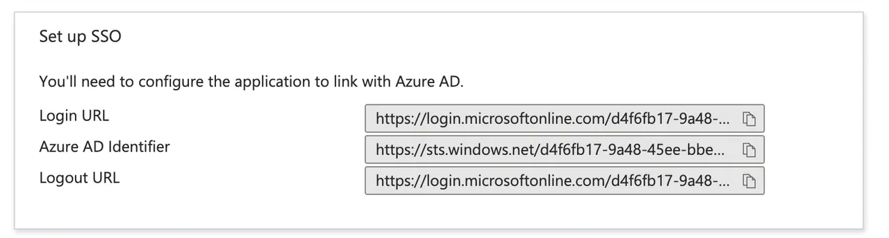 Login and logout URL