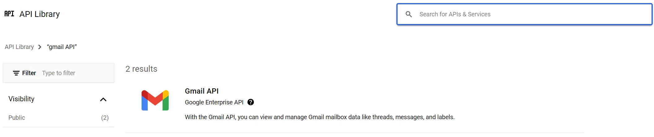 Google APIs