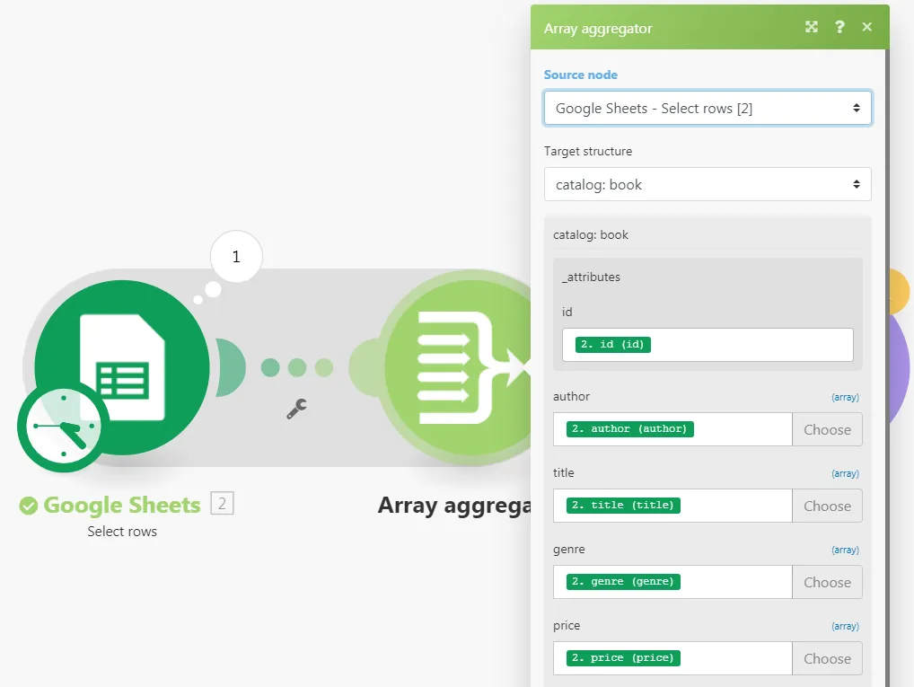 Create XML step 8