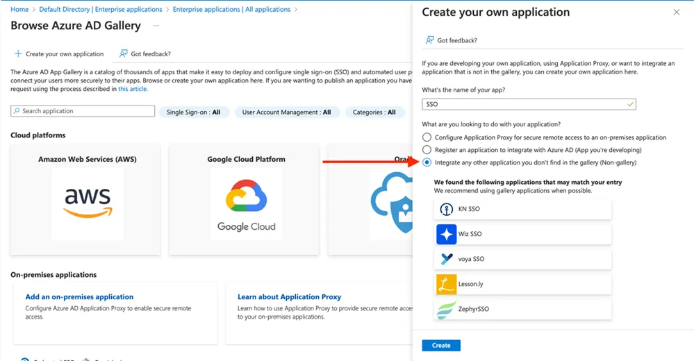 Create your own application