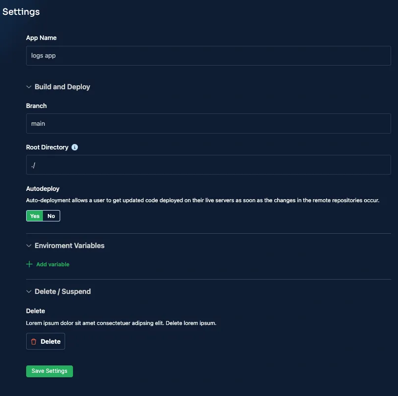 Settings App Pag Settings App Pag