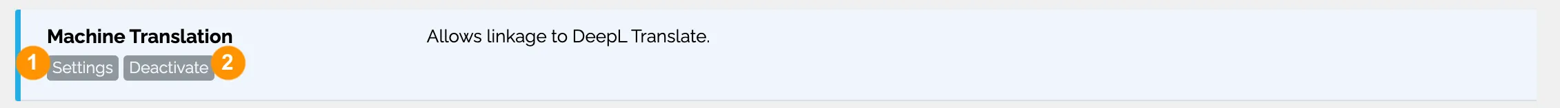 Machine Translation Setup