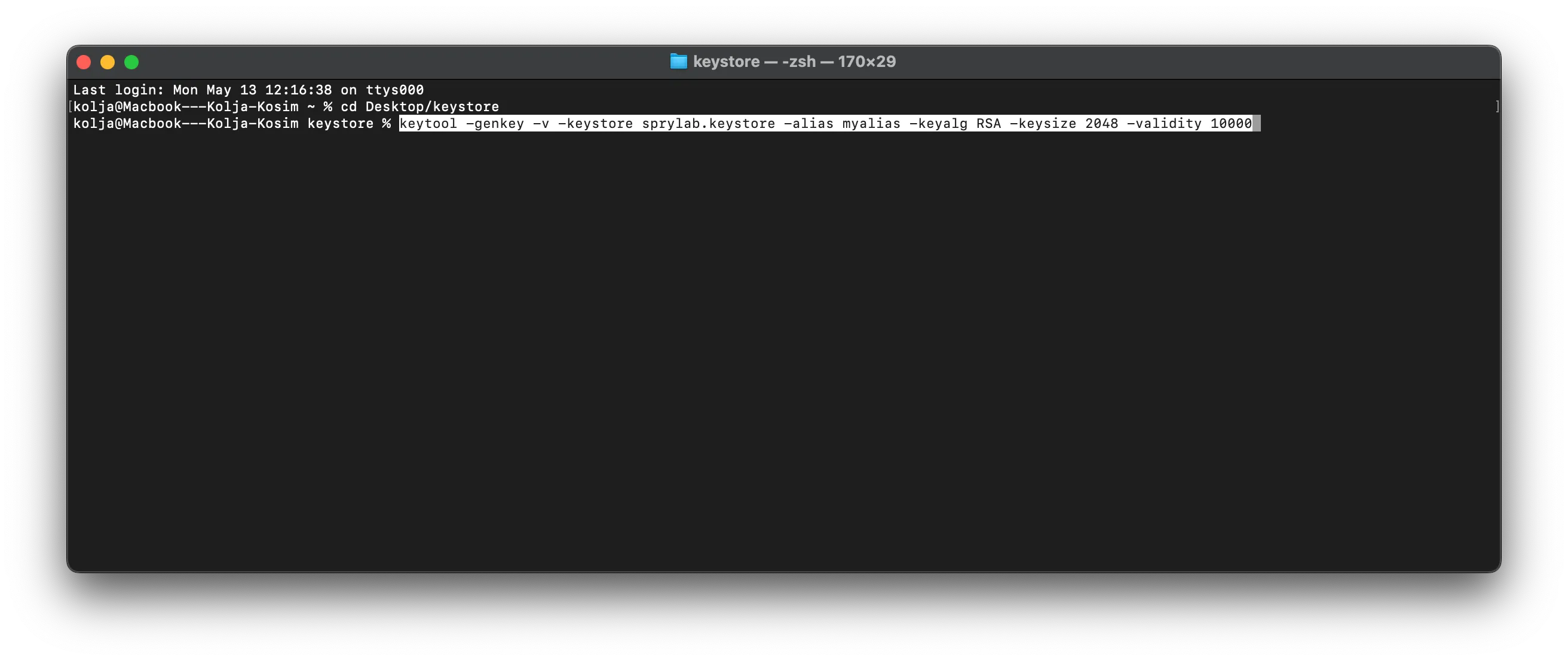 Replace release.keystore