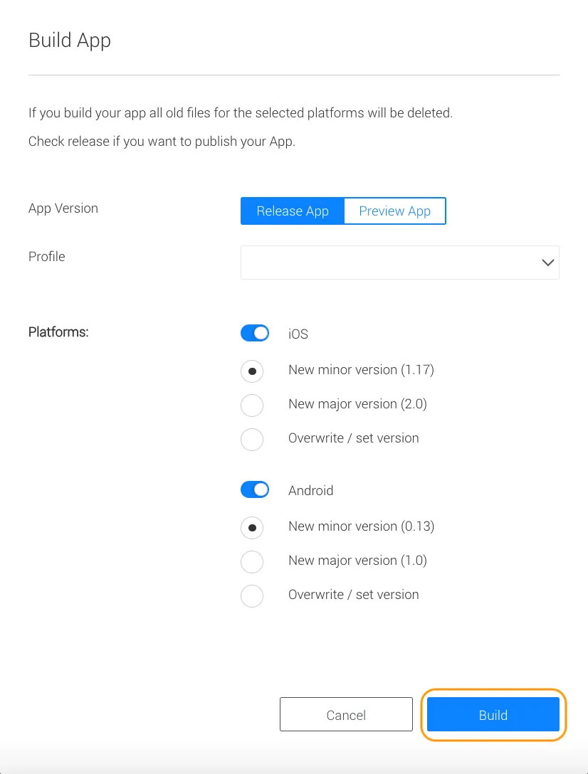 Build App