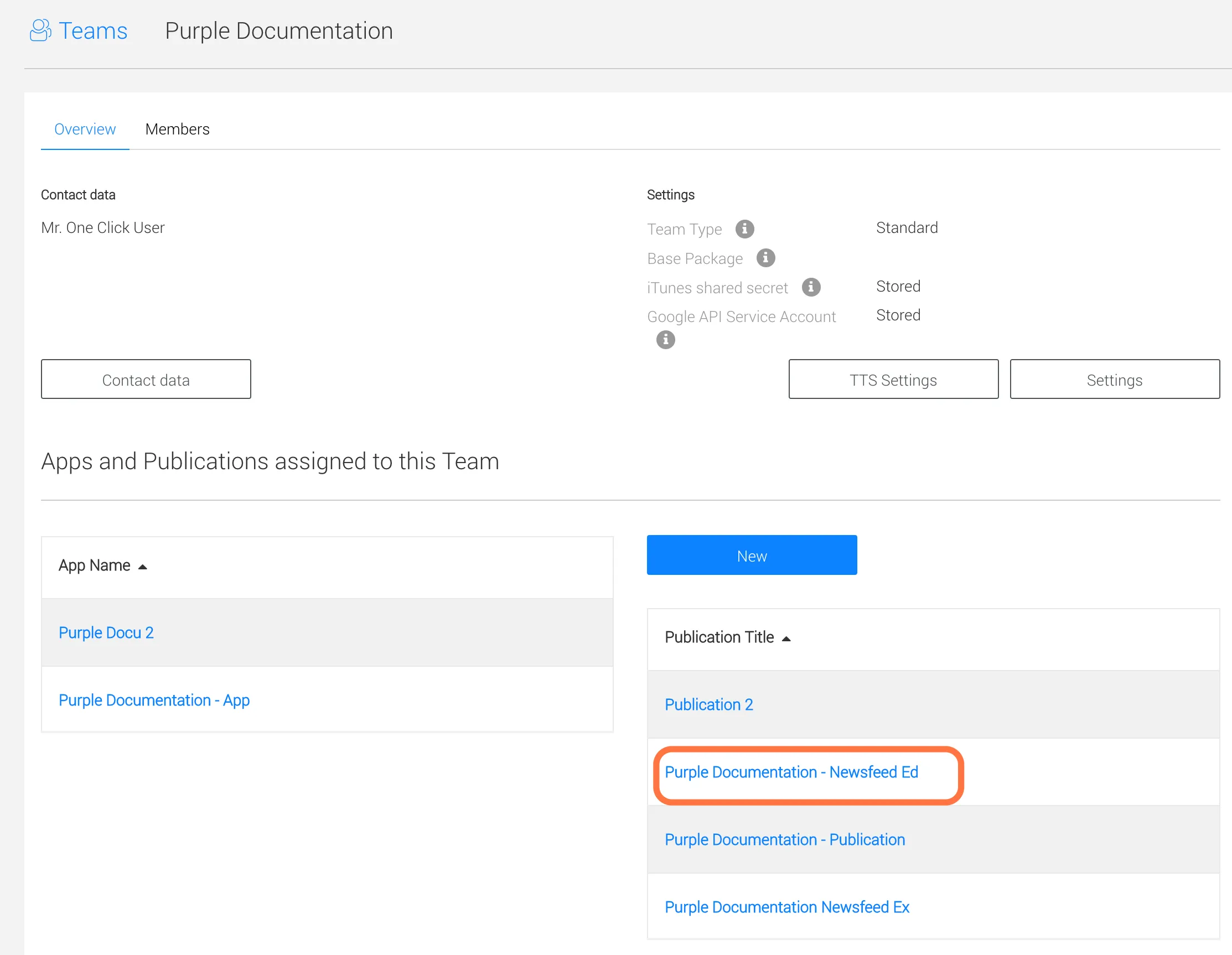 Choose the newsfeed publication from the list