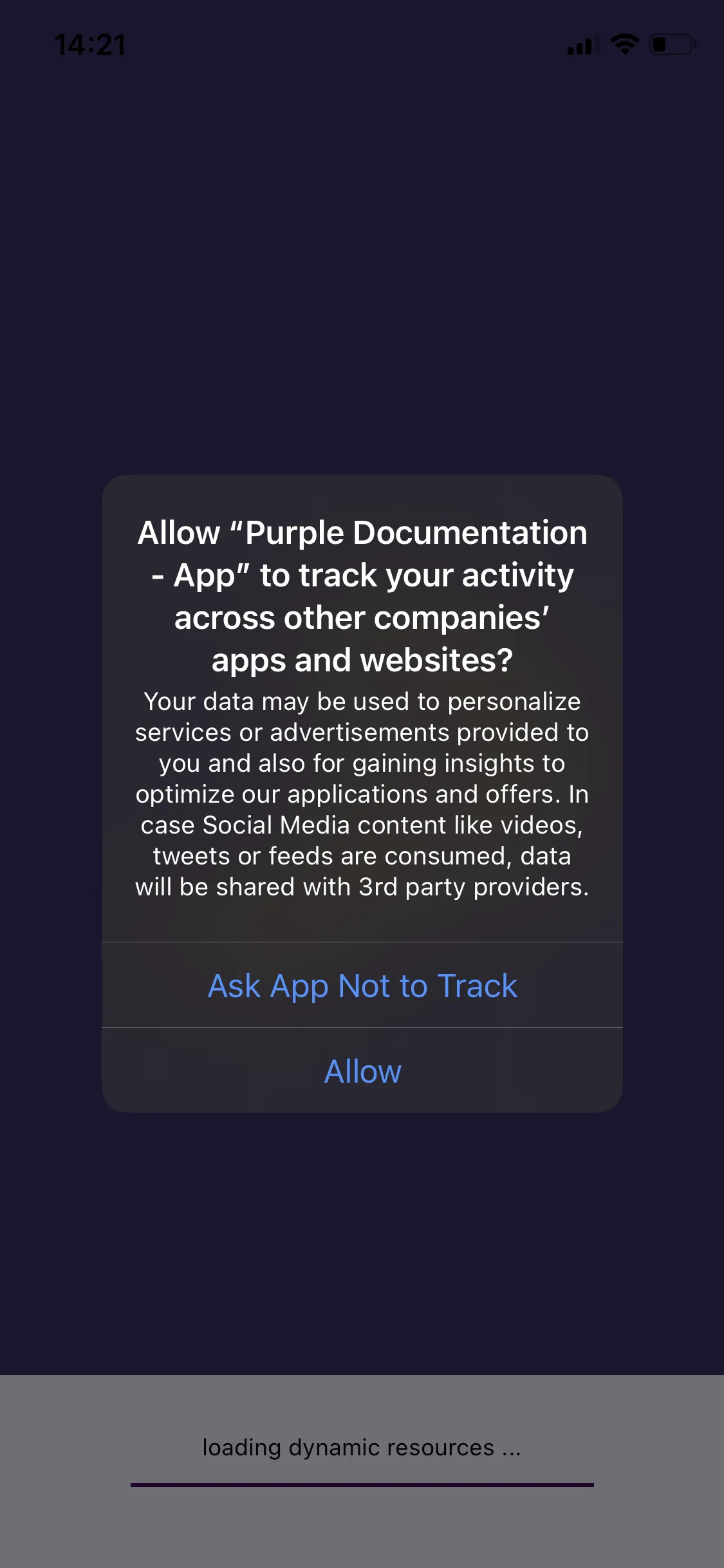ATT Privacy alert