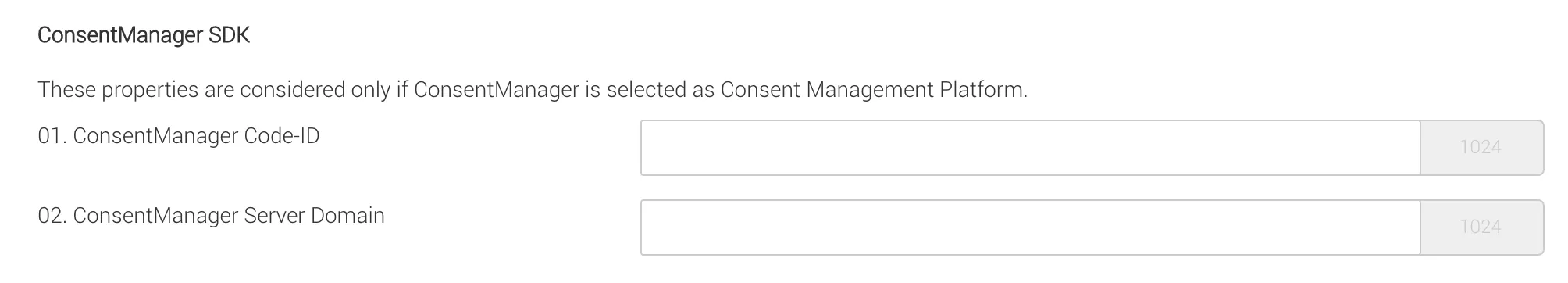 Configuration of the Consentmanager SDK