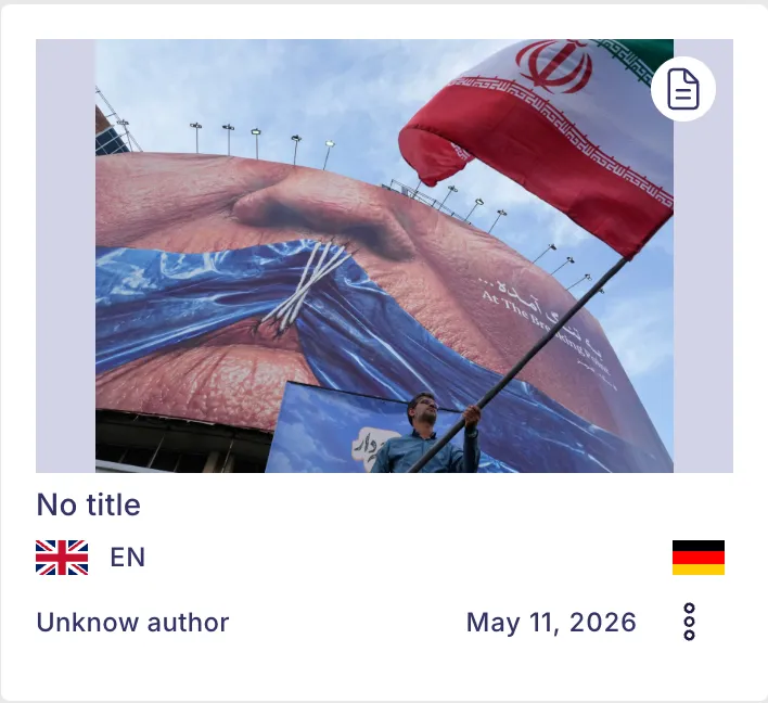 Media library showing image with print variant indicator icon