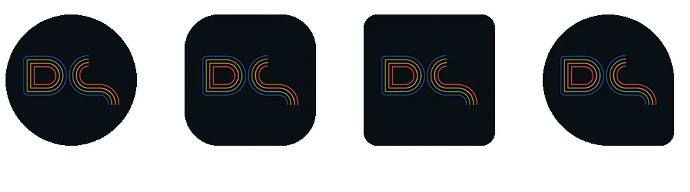 Possibilities for shaping your app icon