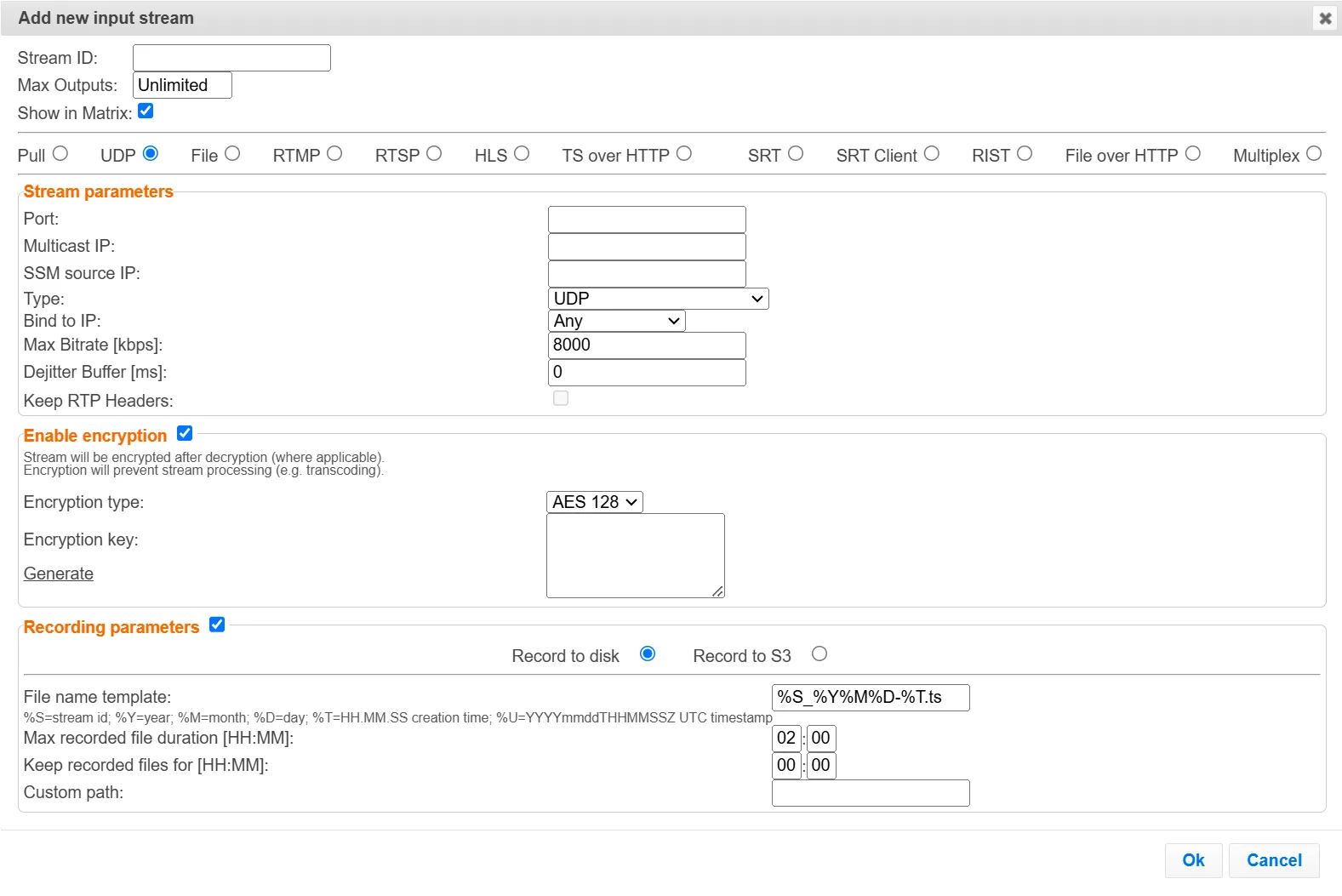 New UDP Input (Expanded) New UDP Input (Expanded)