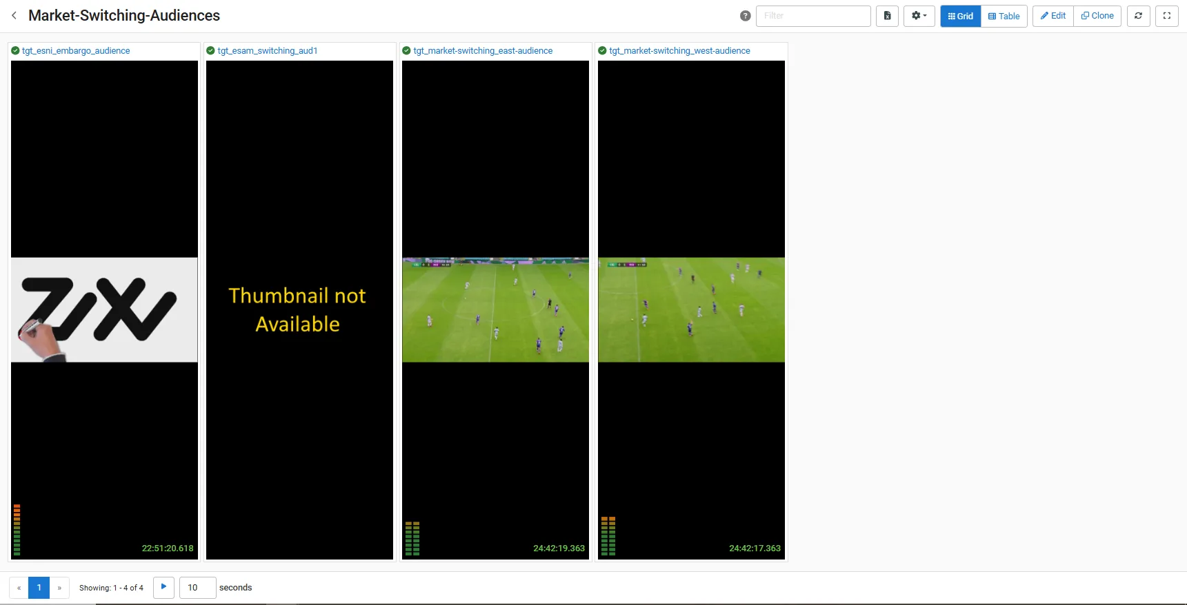 Grid view