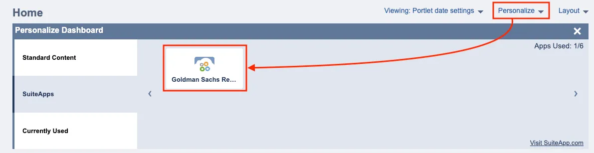 Personalize - Goldman Sachs Reports Balance