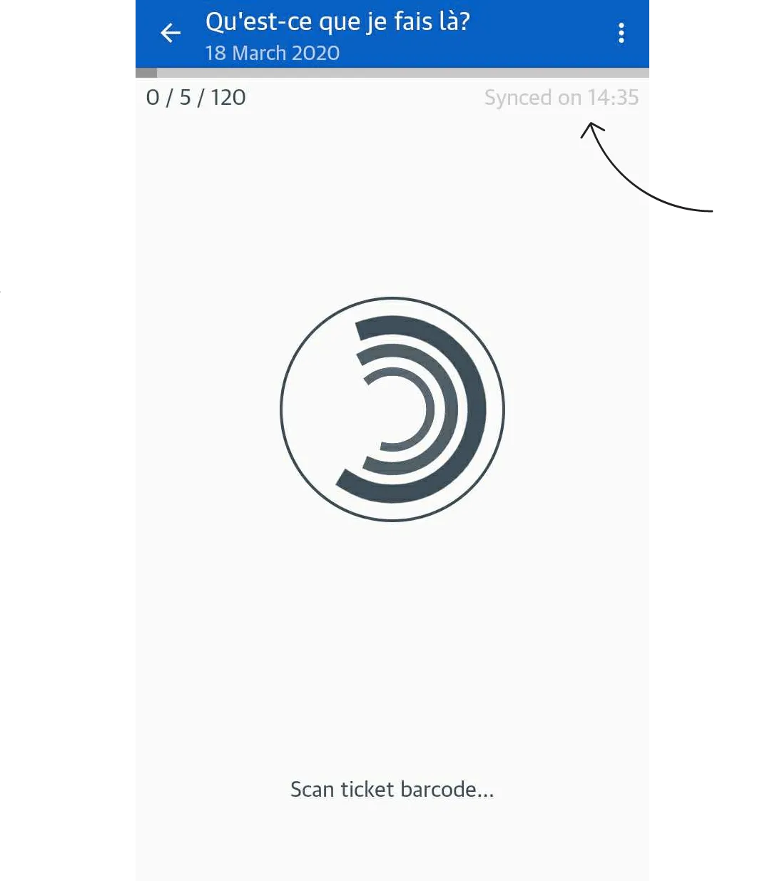 Scanner non connecté