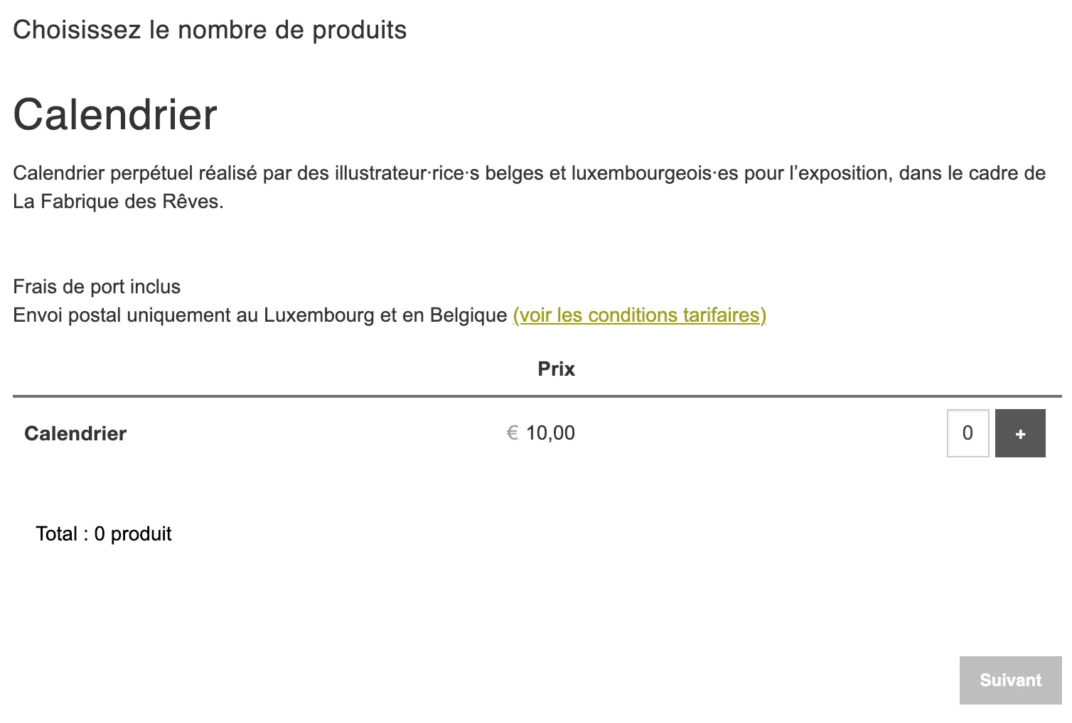 Exemple d'un produit vendu en ligne