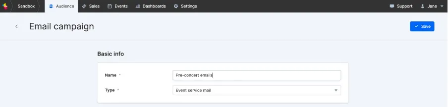Email campaign