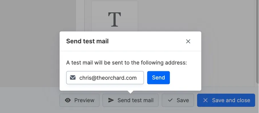 Test mail