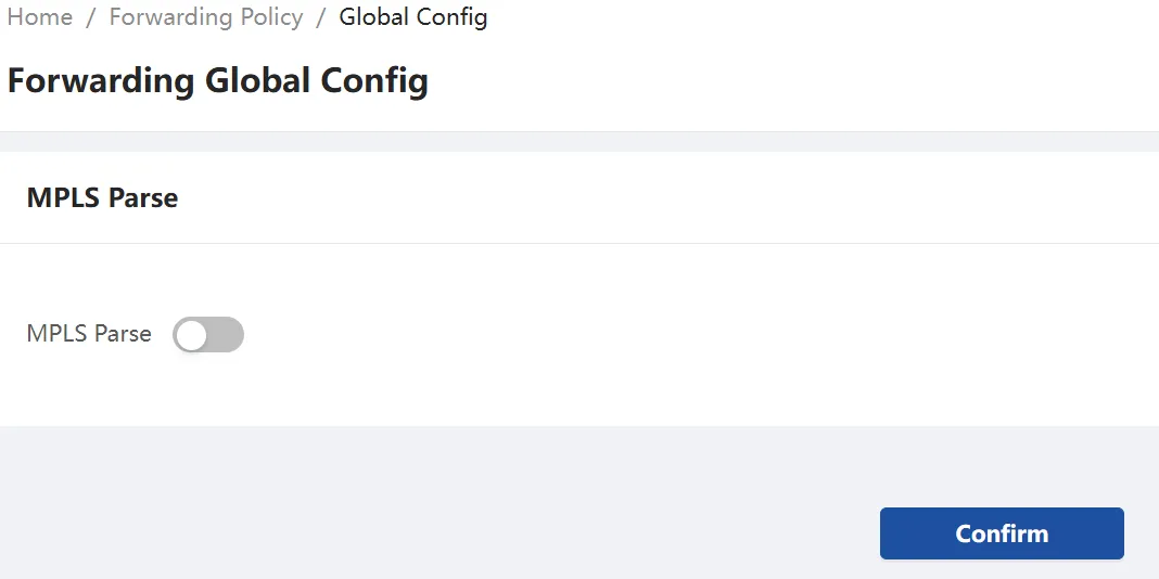 MPLS Decoding Configuration MPLS Decoding Configuration