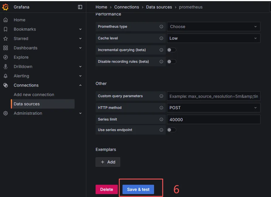 Click to complete data source configuration Click to complete data source configuration