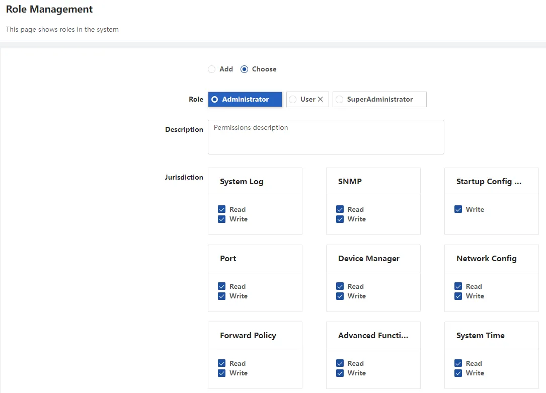 User Role Privilege Segmentation User Role Privilege Segmentation