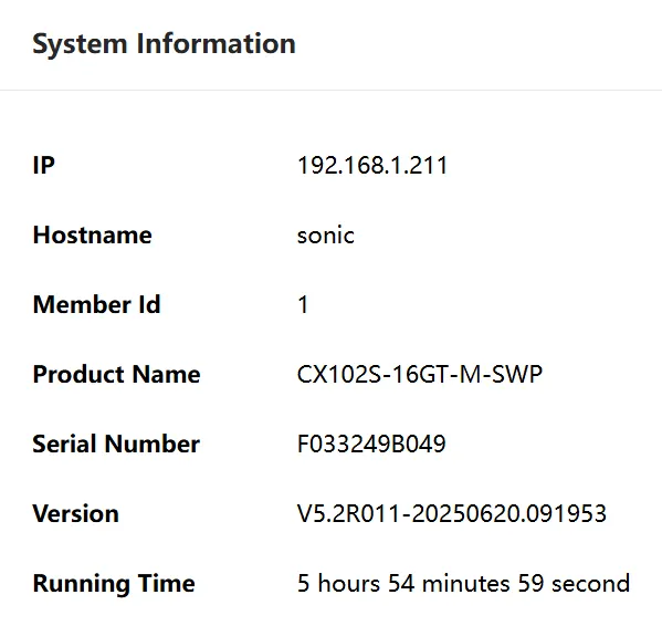 System Information System Information