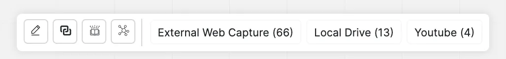 Horizontal menu bar located along the bottom of a LiveMap. Horizontal menu bar located along the bottom of a LiveMap.