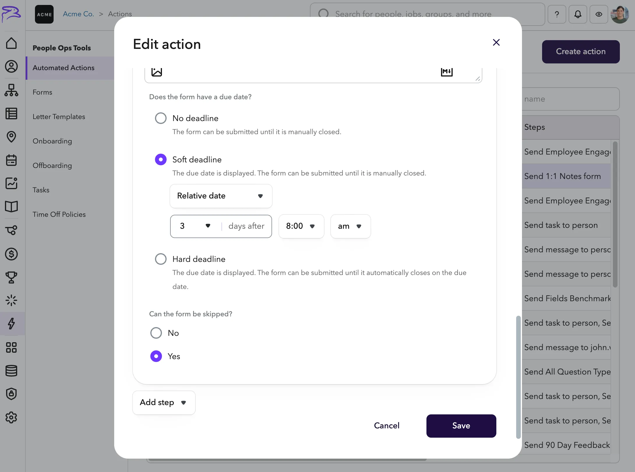 Skipping Forms